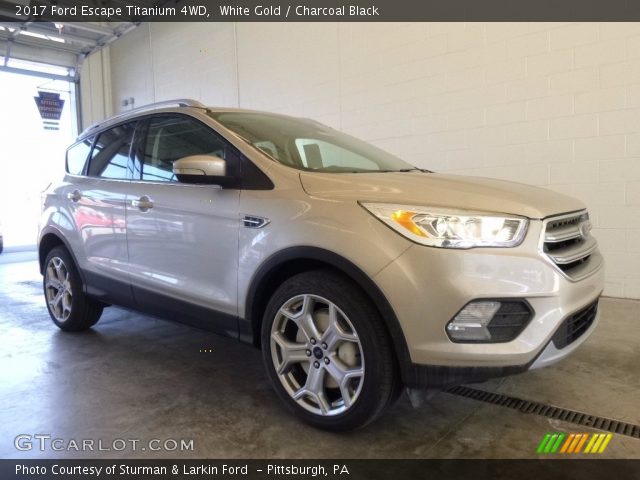 2017 Ford Escape Titanium 4WD in White Gold