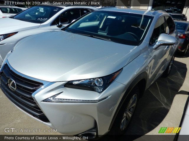 2017 Lexus NX 200t AWD in Silver Lining Metallic