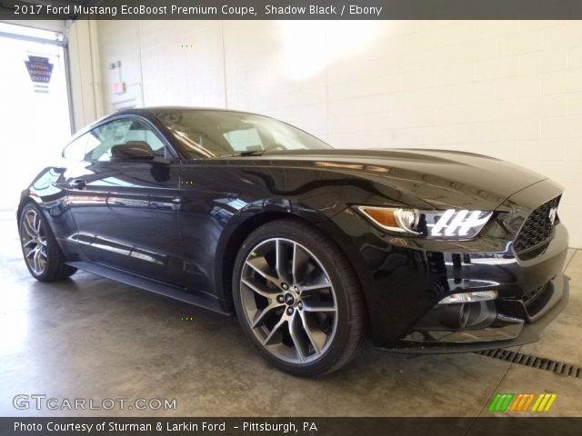 2017 Ford Mustang EcoBoost Premium Coupe in Shadow Black