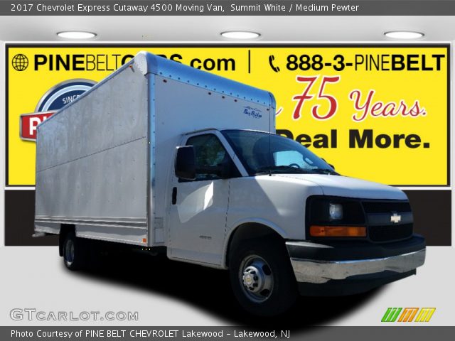 2017 Chevrolet Express Cutaway 4500 Moving Van in Summit White