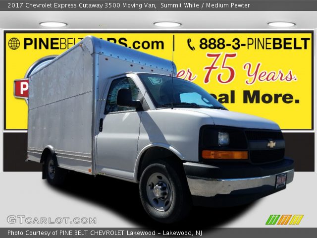 2017 Chevrolet Express Cutaway 3500 Moving Van in Summit White