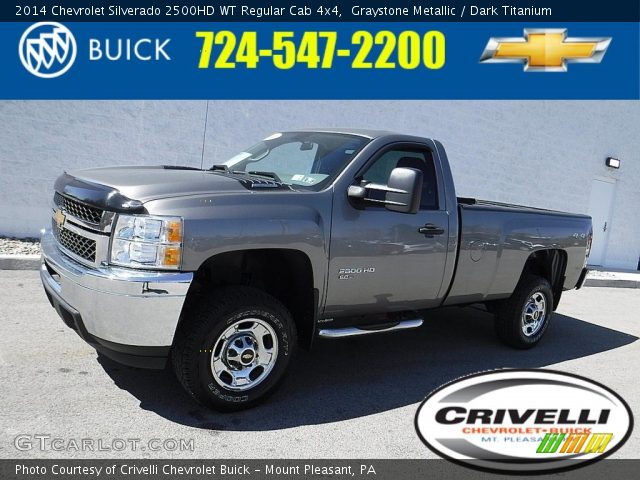 2014 Chevrolet Silverado 2500HD WT Regular Cab 4x4 in Graystone Metallic