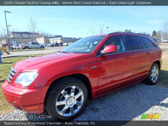 2008 Chrysler Pacifica Touring AWD in Inferno Red Crystal Pearlcoat