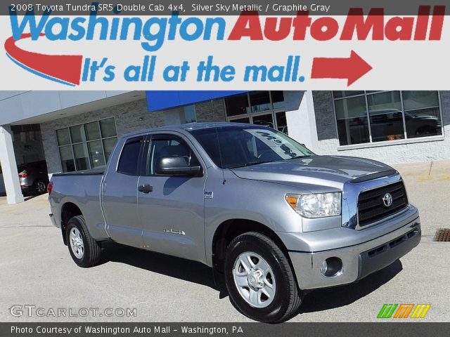 2008 Toyota Tundra SR5 Double Cab 4x4 in Silver Sky Metallic