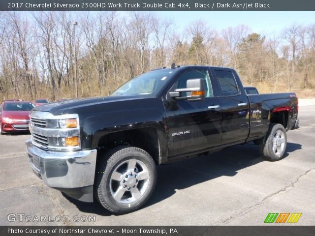 2017 Chevrolet Silverado 2500HD Work Truck Double Cab 4x4 in Black
