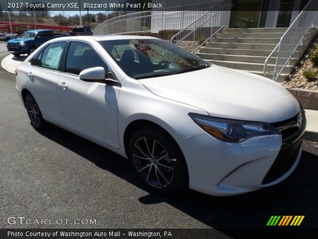 2017 Toyota Camry XSE in Blizzard White Pearl