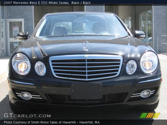 2007 Mercedes-Benz E 350 4Matic Sedan in Black
