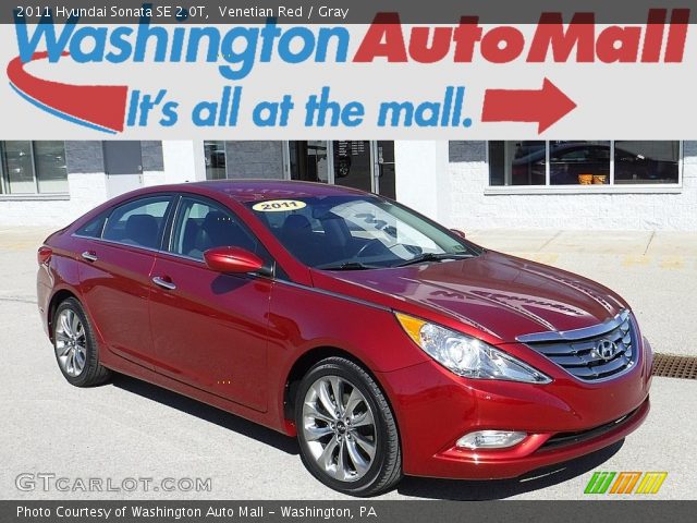 2011 Hyundai Sonata SE 2.0T in Venetian Red