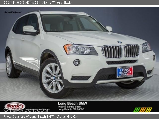 2014 BMW X3 xDrive28i in Alpine White