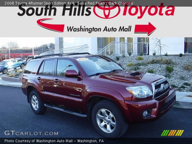 2008 Toyota 4Runner Sport Edition 4x4 in Salsa Red Pearl