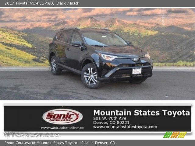 2017 Toyota RAV4 LE AWD in Black