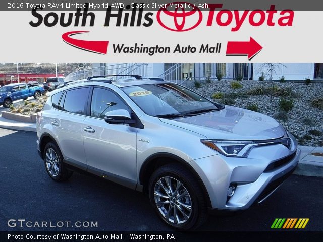 2016 Toyota RAV4 Limited Hybrid AWD in Classic Silver Metallic