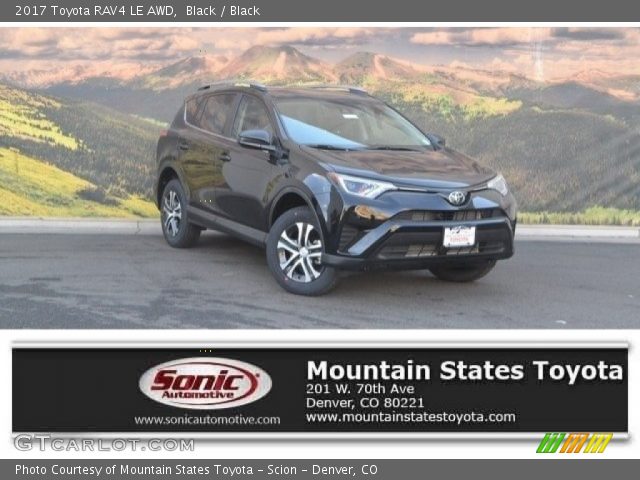 2017 Toyota RAV4 LE AWD in Black