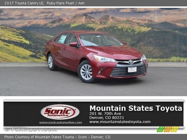 2017 Toyota Camry LE in Ruby Flare Pearl