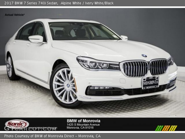 2017 BMW 7 Series 740i Sedan in Alpine White