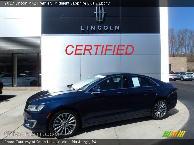 2017 Lincoln MKZ Premier in Midnight Sapphire Blue