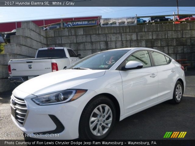 2017 Hyundai Elantra SE in White