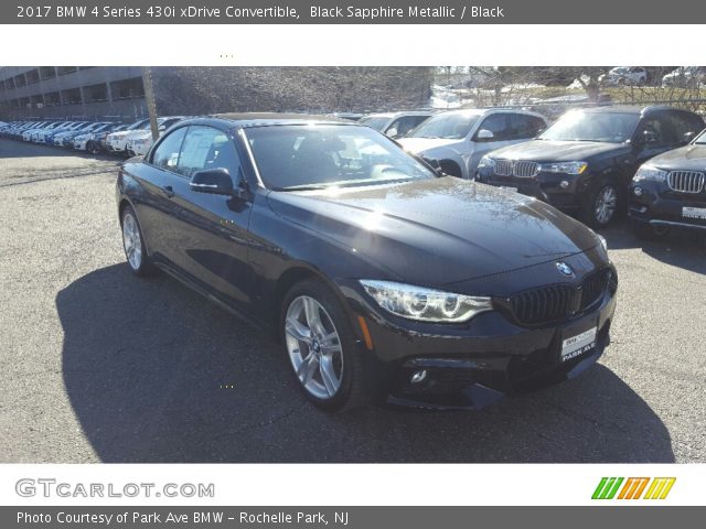 2017 BMW 4 Series 430i xDrive Convertible in Black Sapphire Metallic