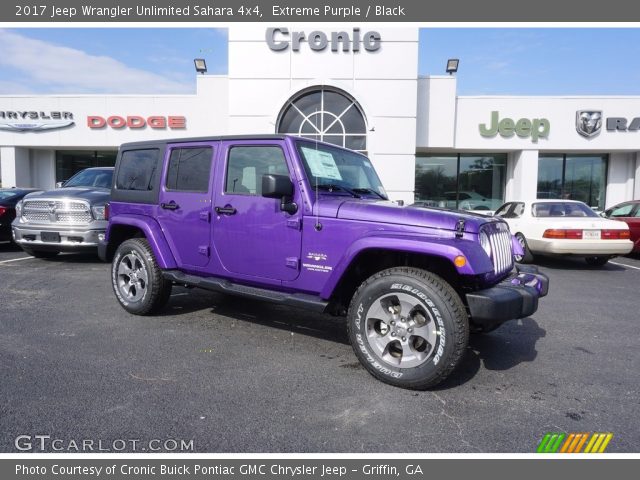 2017 Jeep Wrangler Unlimited Sahara 4x4 in Extreme Purple
