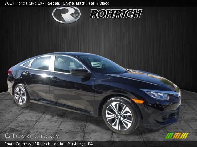 2017 Honda Civic EX-T Sedan in Crystal Black Pearl