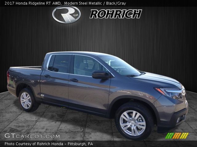 2017 Honda Ridgeline RT AWD in Modern Steel Metallic