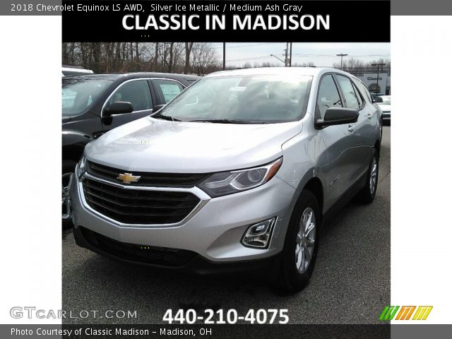 2018 Chevrolet Equinox LS AWD in Silver Ice Metallic