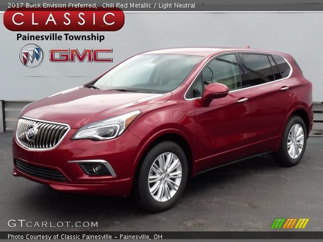 2017 Buick Envision Preferred in Chili Red Metallic