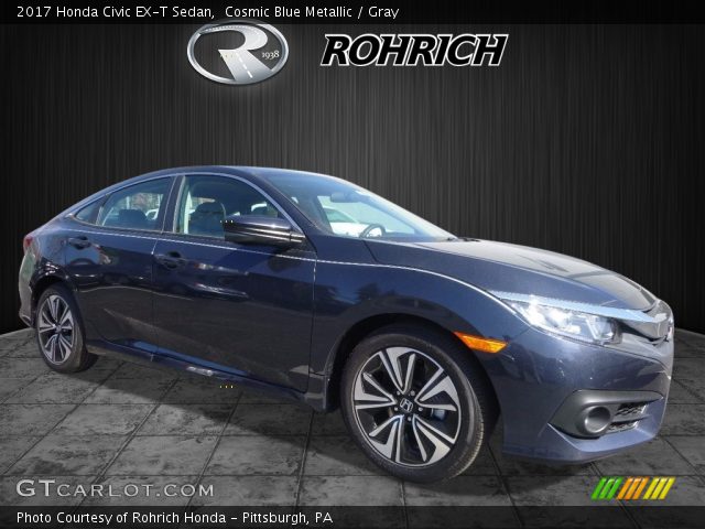 2017 Honda Civic EX-T Sedan in Cosmic Blue Metallic
