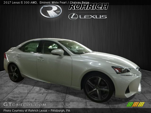 2017 Lexus IS 300 AWD in Eminent White Pearl