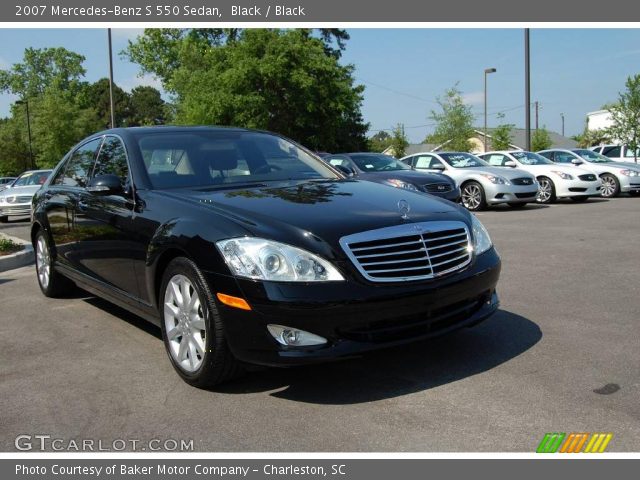 2007 Mercedes-Benz S 550 Sedan in Black
