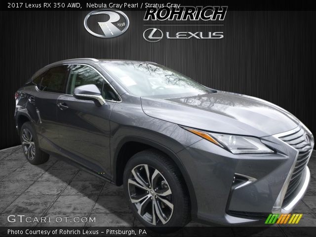 2017 Lexus RX 350 AWD in Nebula Gray Pearl