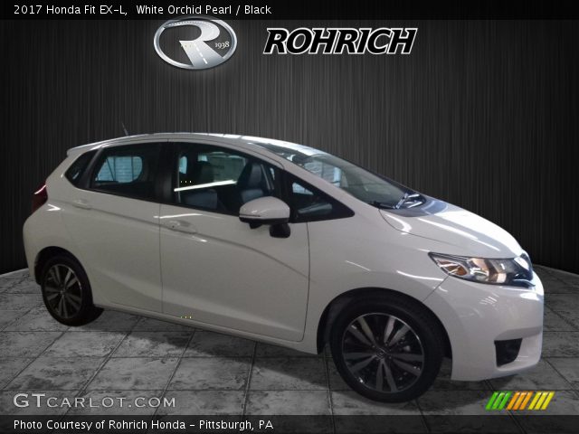 2017 Honda Fit EX-L in White Orchid Pearl