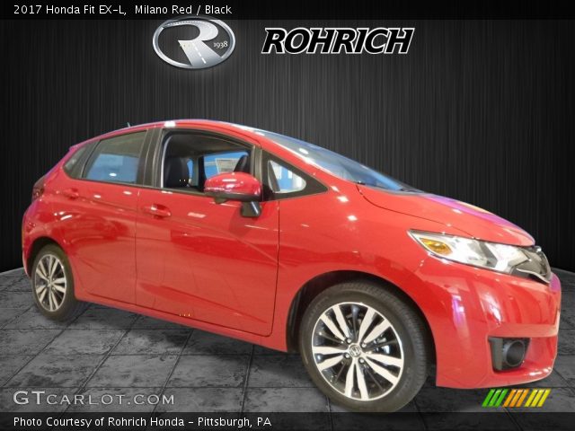 2017 Honda Fit EX-L in Milano Red