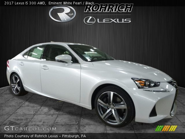 2017 Lexus IS 300 AWD in Eminent White Pearl