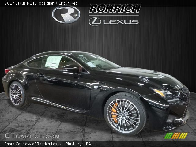 2017 Lexus RC F in Obsidian