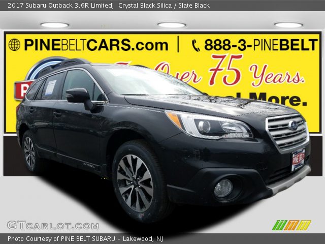 2017 Subaru Outback 3.6R Limited in Crystal Black Silica