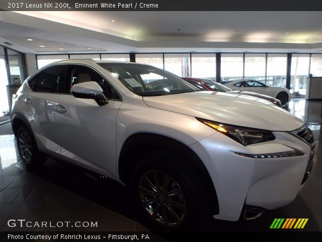 2017 Lexus NX 200t in Eminent White Pearl