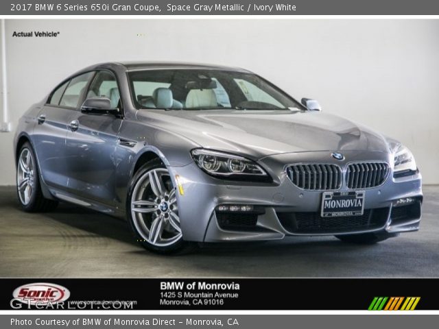 2017 BMW 6 Series 650i Gran Coupe in Space Gray Metallic