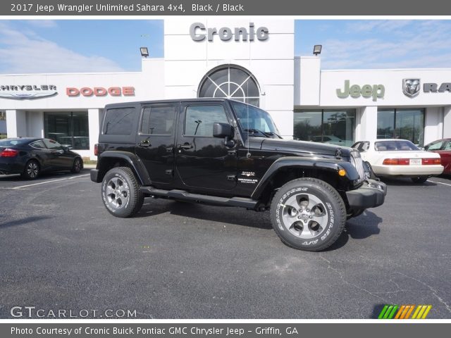 2017 Jeep Wrangler Unlimited Sahara 4x4 in Black