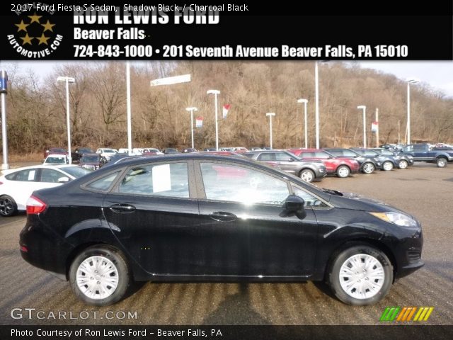 2017 Ford Fiesta S Sedan in Shadow Black