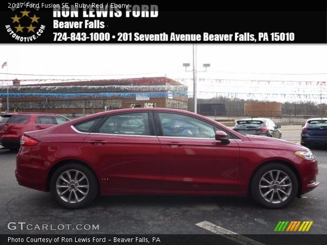 2017 Ford Fusion SE in Ruby Red