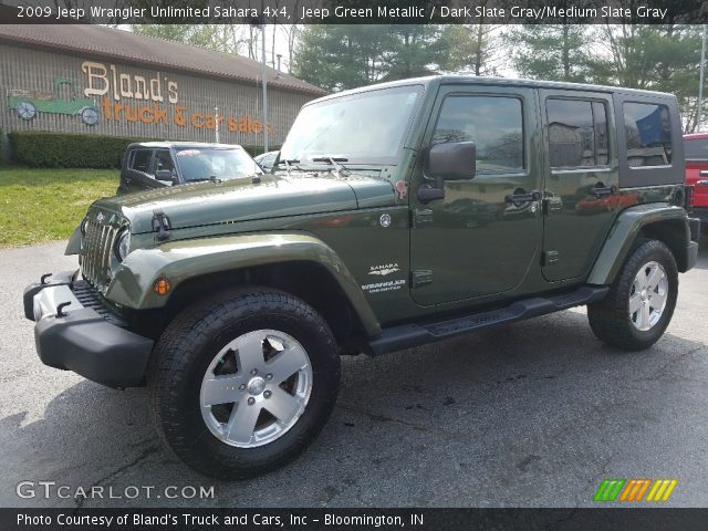 2009 Jeep Wrangler Unlimited Sahara 4x4 in Jeep Green Metallic