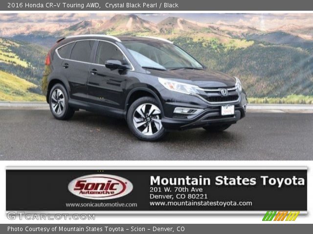 2016 Honda CR-V Touring AWD in Crystal Black Pearl