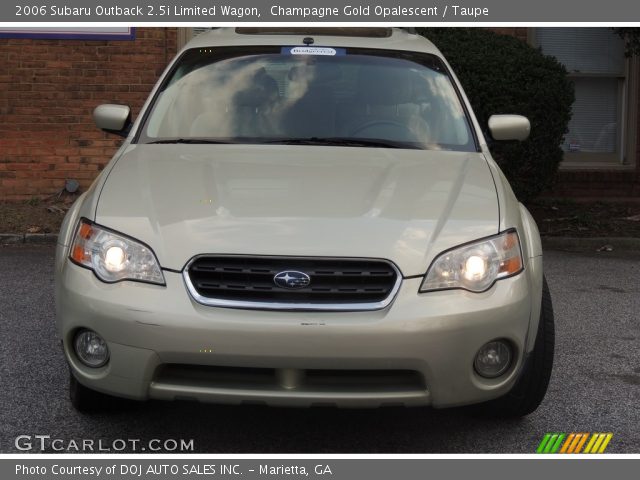 2006 Subaru Outback 2.5i Limited Wagon in Champagne Gold Opalescent