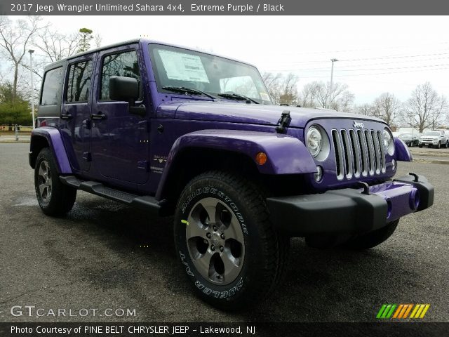 2017 Jeep Wrangler Unlimited Sahara 4x4 in Extreme Purple