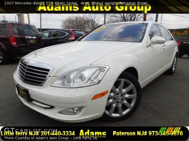 2007 Mercedes-Benz S 550 4Matic Sedan in Arctic White