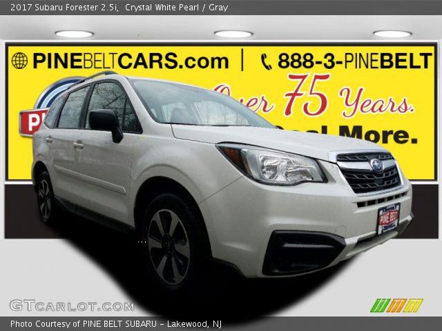 2017 Subaru Forester 2.5i in Crystal White Pearl