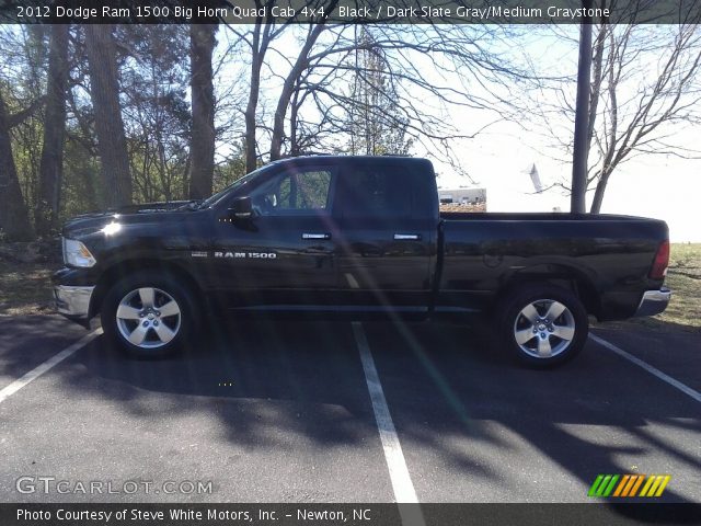 2012 Dodge Ram 1500 Big Horn Quad Cab 4x4 in Black