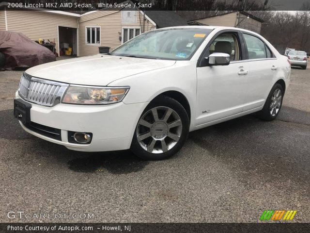 2008 Lincoln MKZ AWD Sedan in White Suede