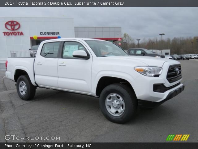 2017 Toyota Tacoma SR Double Cab in Super White